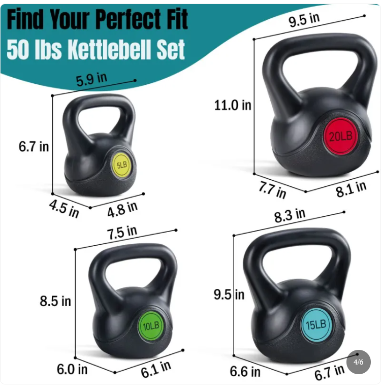 Hard Kettlebell Set