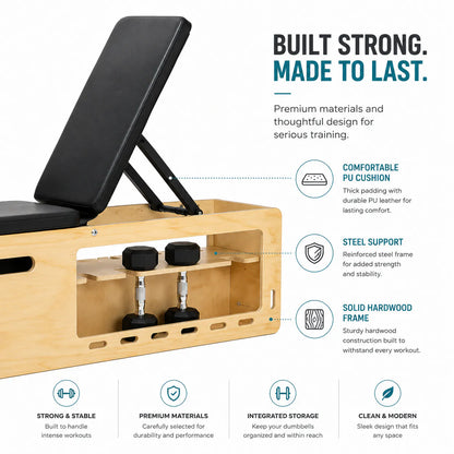 Wooden Workout Bench